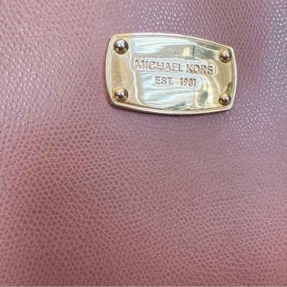 MICHAEL KORS Jet Set Travel Small Tote Pale Pink Pebble Grain Leather - Picture 3 of 13